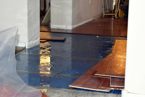 Professional Sewage Cleanup technician working in Midland, NC
